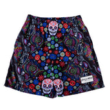 Benji Mood Day of the Dead Shorts in Black