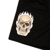 Benji Mood Skull Shorts in Black