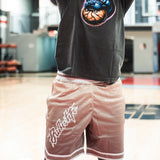 Bold Basketball Shorts in Tan