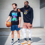 Pins Mesh Shorts in Blue