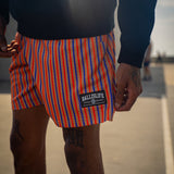 Pins Mesh Shorts in Orange