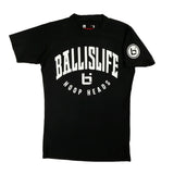 Hoop Head Compression Tee in Black