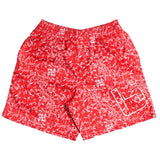 M1 Mesh Shorts in Red Splash