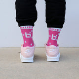 Star Socks in Pink