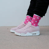 Star Socks in Pink
