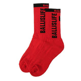 Elite Socks in Red/Black