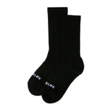 Solid Mid Sock Bundle in Black (3-Pack)