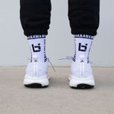Elite Socks in White/Black