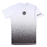 P4 Compression Tee in White/Black