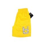 Lemon Mesh Shorts in Yellow